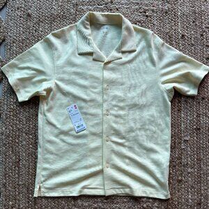 💛 UNIQLO Men’s AIRism Cotton Polo Shirt Open Collar 💛